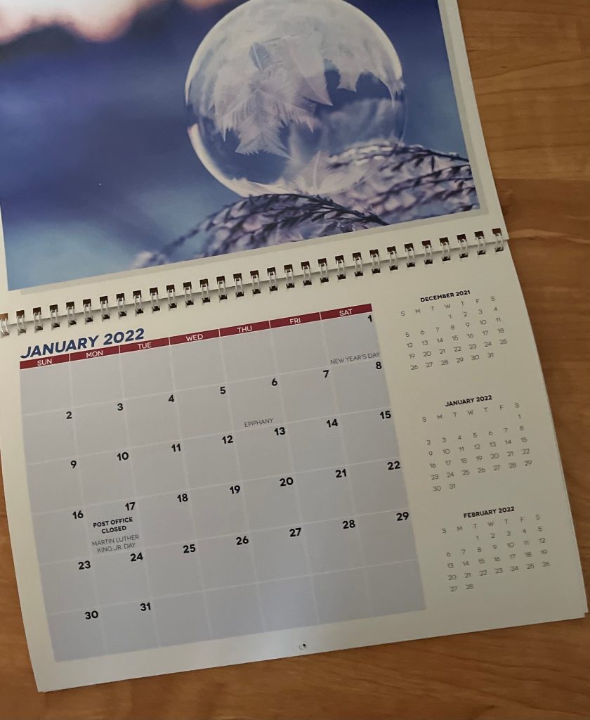 Custom calendar printing